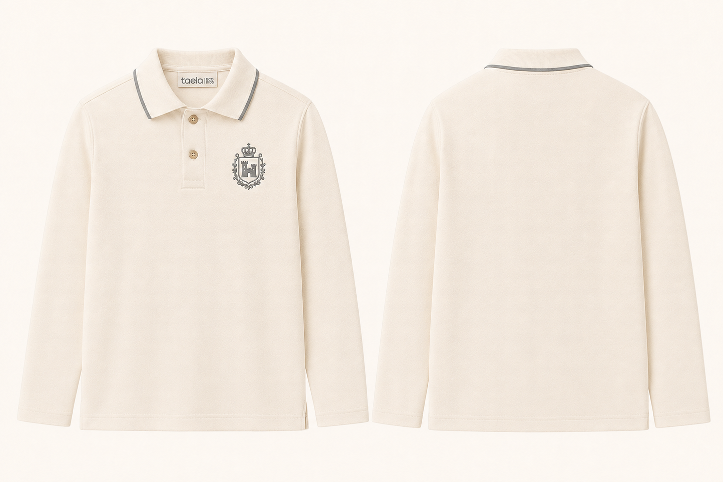 Bellver College Long-Sleeve Polo for Primary Students