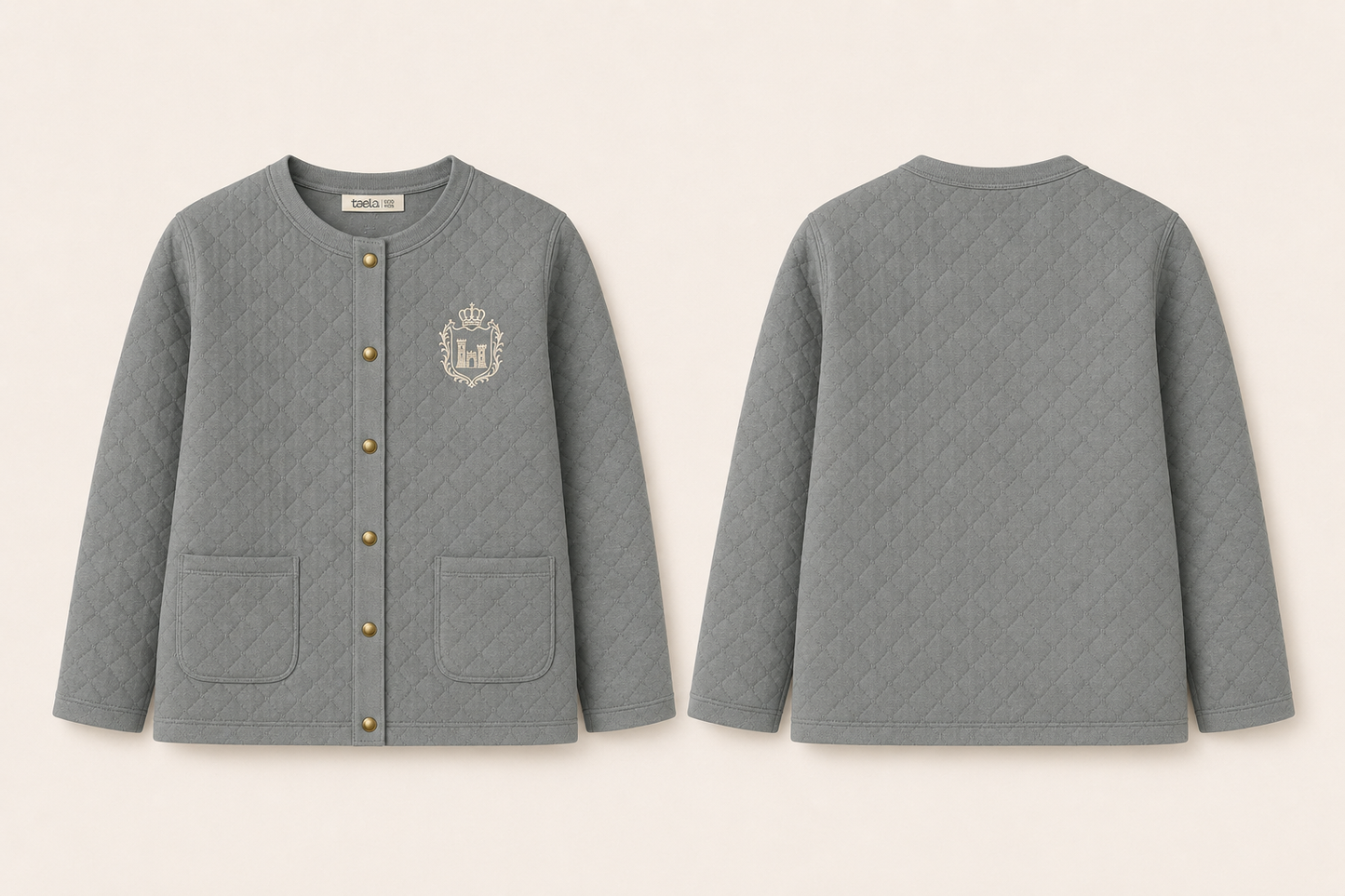 Bellver College Quilted Cardigan for Primary (unisex) and Secondary (girls)